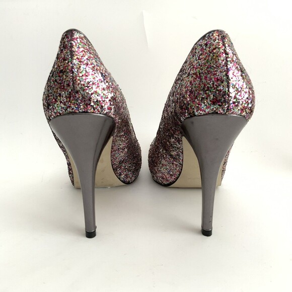 Ivanka Trump Glitter Kaydena Stiletto Heels Multicolor 8.5 - Picture 7 of 11